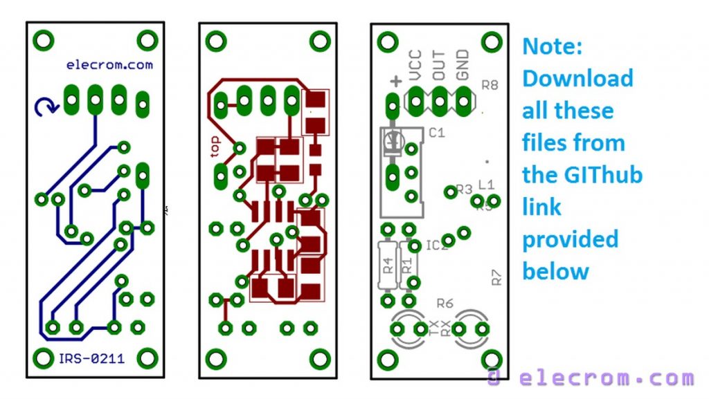 IR Sensor Module PCB